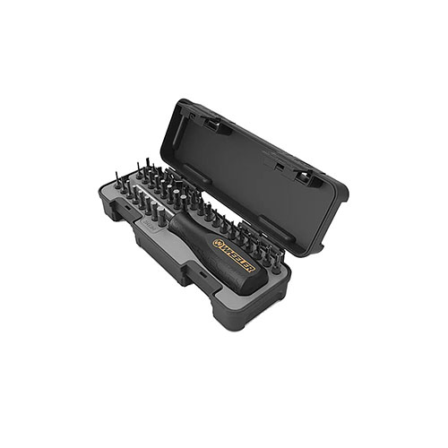 Zestaw wkrętaków Wheeler 36 sztuk to kompaktowe, ale potężne narzędzie z różnorodnymi bitami SAE i Metric, wygodnym uchwytem i magnetycznym końcem.